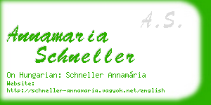 annamaria schneller business card